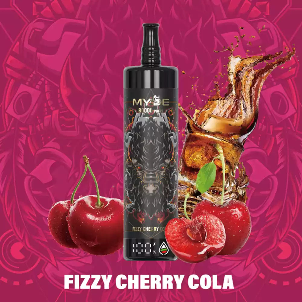 MYDE Fizzy Cherry Cola 80000 Fumuri - Fără Nicotină