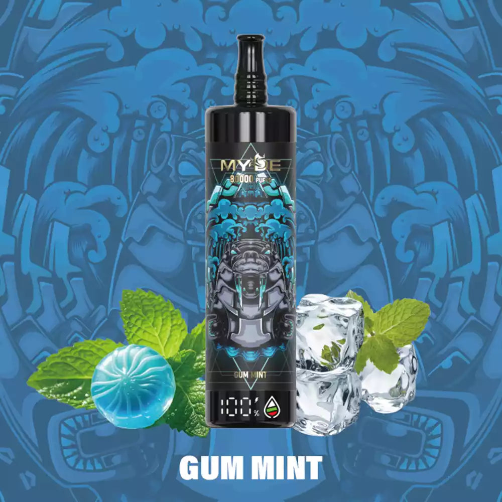 MYDE Gum Mint 80000 Fumuri - Fără Nicotină