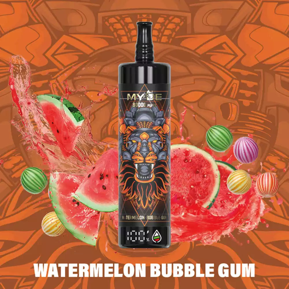 MYDE Watermelon Bubble Gum 80000 Fumuri - Fără Nicotină